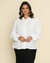 Camisa Social | Plus Size | Manga longa | Branca | Microfibra - loja online