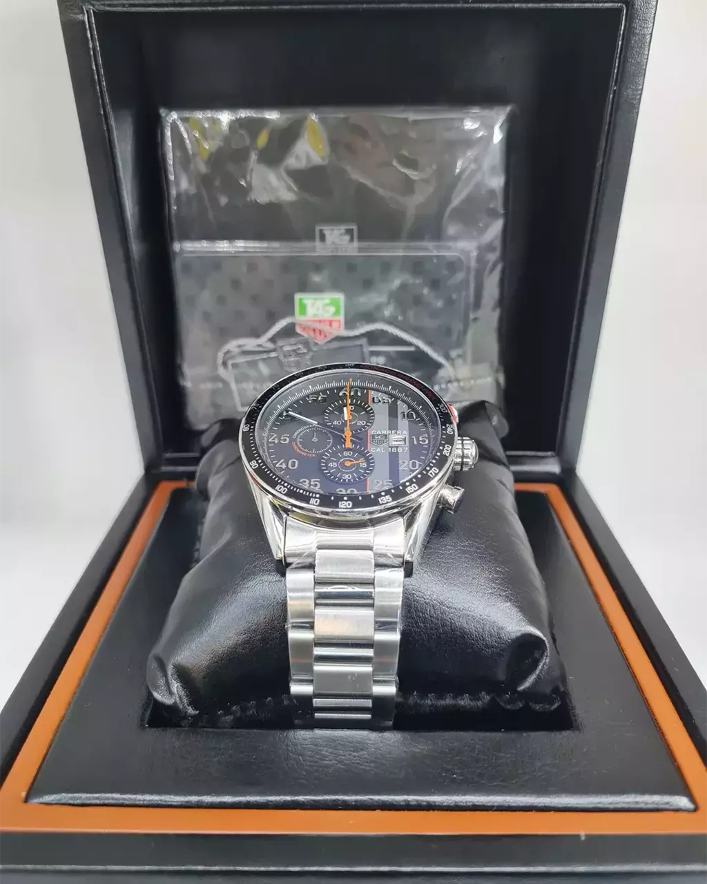 TAG Heuer Carrera Prata Preto Linha Suica