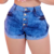 Bermuda Feminina Jeans Barra Dobrada Curta 4 Botões - GW Shopping