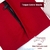 Capa de Almofada Luxo em Suede Veludo Premium - Cor Vermelho Texturizada - 40x40 Com Zíper para Decoração - Felite Home