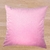 Imagem do Capa de Almofada Lisa Luxo em Suede Veludo Premium - Cor Rosa Bebê - 40x40 Com Zíper para Decoração