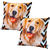 Capa para Almofada Estampada - 40 x 40cm - Suede Aveludado - Golden Retriver - comprar online