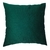 Capa de Almofada Luxo em Suede Veludo Premium - Cor Verde Texturizado - 40x40 Com Zíper para Decoração