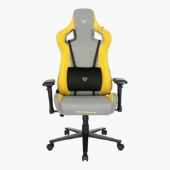 SILLA GAMER ERGONÓMICA GRIS-AMARILLO