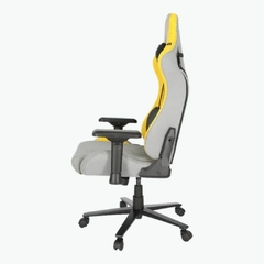 SILLA GAMER ERGONÓMICA GRIS-AMARILLO en internet