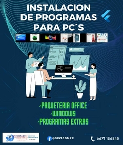 INSTALACION DE PROGRAMAS