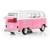 Miniatura Kombi 1962 RMZ 1/32 Metal e Fricção Branco/Rosa. - comprar online