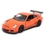 Miniatura Carrinho Porsche 911 GT3 RS 2010 Kinsmart 1/36 Metal e Fricção Laranja