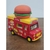 Miniatura Carrinho Food Truck Musical Escala 1:36 Metal e Fricção Cachorro Quente