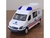 Miniatura Van Ambulancia Fire Services Metal e Fricção Escala 1/32 Branca