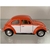 Miniatura Fusca 1967 Kinsmart 1/32 Metal e Fricção Laranja/Branco - loja online