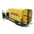 Miniatura Van Mercedes Sprinter DHL Edition Kinsmart 1:48 Metal e Fricção Amarela