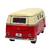 Imagem do Miniatura Kombi 1962 Kinsmart 1/32 Metal e Fricção Bege/Vemelha