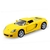 Miniatura Porsche Carrera GT Kinsmart 1:36 Metal e Fricção Amarelo