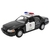 Miniatura Ford Crown Victoria Police Interceptor Kinsmart 1/42 Metal e Fricção Preto - MundoMIXCIF