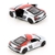 Miniatura Audi R8 Coupe Livery Edition 2020 Kinsmart 1:36 Metal e Fricção Prata. - MundoMIXCIF