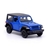 Miniatura Jeep Wrangler Rubicon 2dr RMZ 1:38 Metal e Fricção Azul