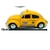 Miniatura Carrinho Fusca Metal Fricção 12 cm Amarelo Taxi. - MundoMIXCIF