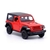 Miniatura Jeep Wrangler Rubicon 2dr RMZ 1:38 Metal e Fricção Vermelho