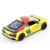 Miniatura Audi R8 Coupe Livery Edition 2020 Kinsmart 1:36 Metal e Fricção Amarelo