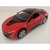 Miniatura BMW I8 Kinsmart 1/32 Metal e Fricção Vermelho