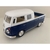 Miniatura Kombi Pickup 1963 Kinsmart 1/34 Metal e Fricção Branco/Azul - comprar online