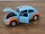 Miniatura Fusca 23 QHT Car 1:32 Metal e Fricção Azul - MundoMIXCIF