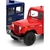 Miniatura Jeep 1971 DJ-5B Kinsmart 1:26 Metal e Fricção Firefighter 911 Bombeiro Vermelho - MundoMIXCIF