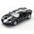 Miniatura Ford GT 2006 Kinsmart 1/36 Metal e Fricção Preto