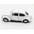 Miniatura Fusca 1967 RMZ 1/32 Metal e Fricção Branco Brilhante