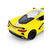 Miniatura Corvette Esportivo 2021 Kinsmart 1:36 Metal e Fricção Amarelo - loja online