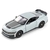 Miniatura Ford Mustang Dark Horse 2024 Kinsmart 1:38 Metal e Fricção Cinza Claro