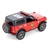 Miniatura Ford Bronco 2022 Kinsmart 1/34 Metal e Fricção Vermelho Bombeiro