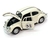 Imagem do Fusca 1963 Herbie Die Cast 1/32 Metal e Fricção Bege