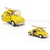 Miniatura Fusca 1967 com Prancha Kinsmart 1/32 Metal e Fricção Amarelo Brilhante. - comprar online