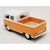 Miniatura Kombi Pickup 1963 Kinsmart 1/34 Branco/Laranja - loja online