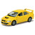 Miniatura Mitsubishi Lancer Evolution VII Kinsmart 1/36 Metal e Fricção Amarelo