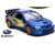 Miniatura Subaru Impreza WRC 2007 Street Fighter Kinsmart 1/36 Metal e Fricção Azul detalhes Amarelo - MundoMIXCIF