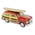 Miniatura Ford 1949 Woody Wagon Prancha Kinsmart 1/40 Fricção e Metal Vinho.