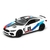 Miniatura BMW M8 Competition Coupe Livery Edition Kinsmart 1:38 Metal e Fricção Branca Branco.