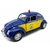 Miniatura Fusca Polícia Rodoviária Die Cast 1:32 Metal e Fricção