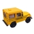 Miniatura Jeep 1971 DJ-5B Kinsmart 1:26 Metal e Fricção School Bus Escolar Amarelo Amarela