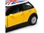 Miniatura Mini Cooper S Bandeira Kinsmart 1/28 Metal e Fricção Amarelo - MundoMIXCIF