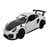 Miniatura Porsche 911 GT2 RS (991) Kinsmart 1/36 Metal e Fricção Branco.