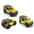 Miniatura Jeep Wrangler 2018 Kinsmart 1/34 Metal e Fricção Amarelo teto Preto na internet