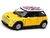 Miniatura Mini Cooper S Bandeira Kinsmart 1/28 Metal e Fricção Amarelo - comprar online