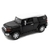 Carrinho Miniatura Toyota FJ Cruiser Metal Fricção 12,5 cm Preto teto Branco