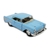 Miniatura Chevrolet Bel Air 1957 Kinsmart 1/40 Metal e Fricção Azul