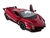 Miniatura Lamborghini Veneno Kinsmart 1/36 Metal e Fricção Vinho - loja online