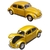 Miniatura Fusca 1967 RMZ 1/32 Metal e Fricção Amarelo Dourado Fosco